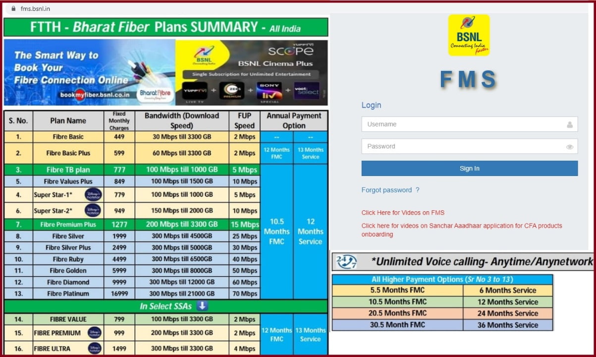 FMS BSNL